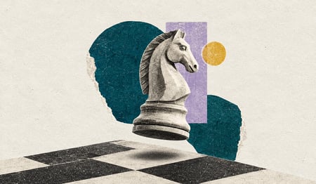 Chess piece for making the next move
