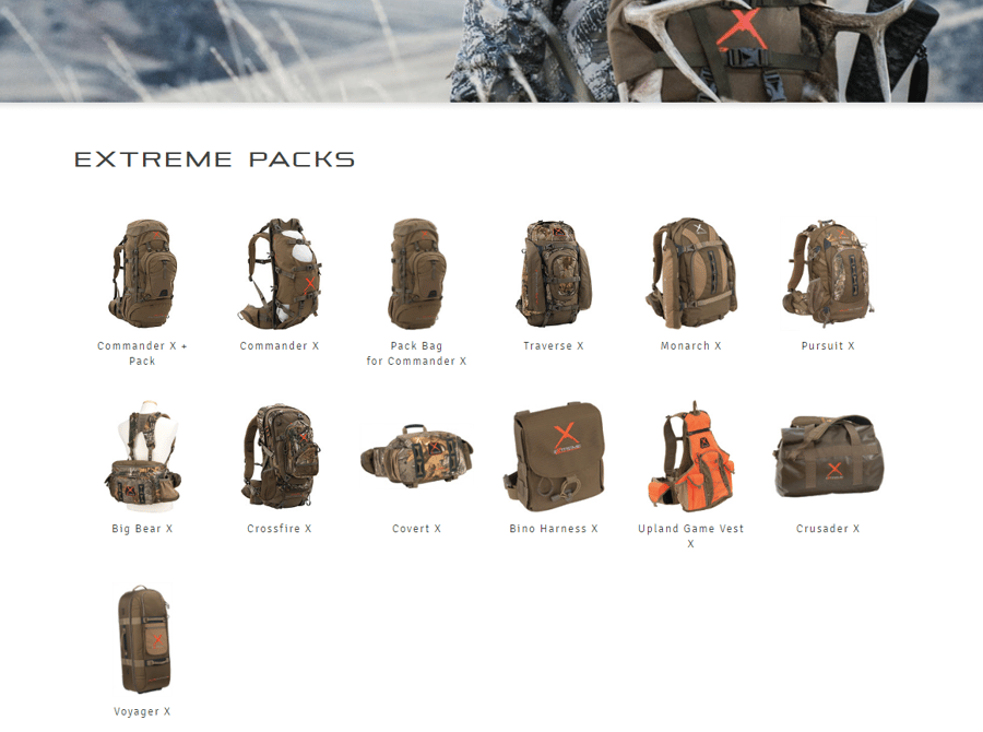 ALPS extreme packs