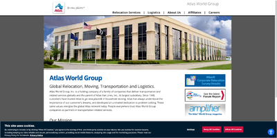 Atlas World Group homepage