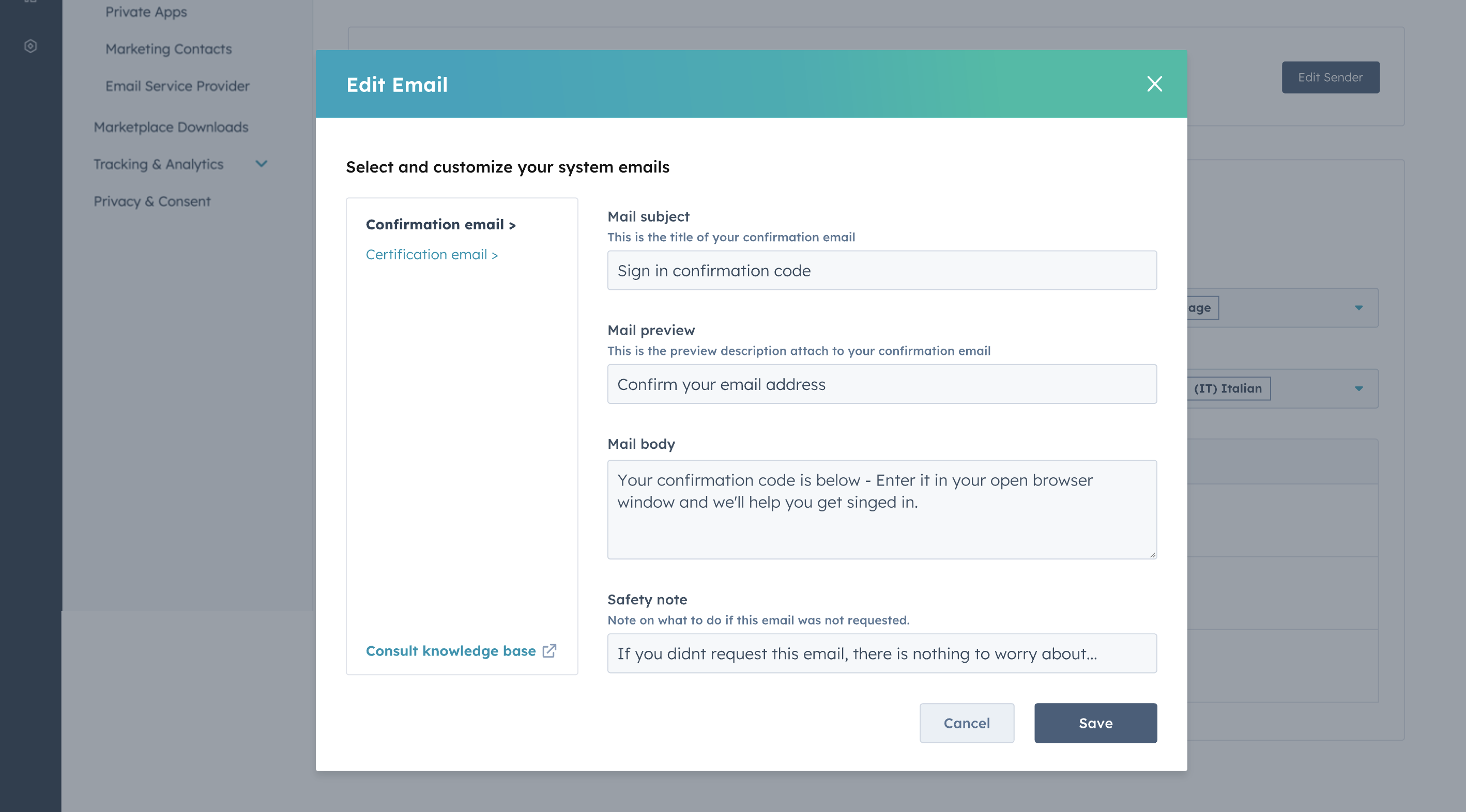 Email-Customization