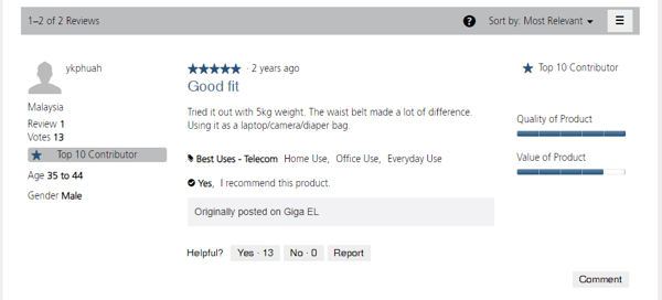 Deuter Product Reviews