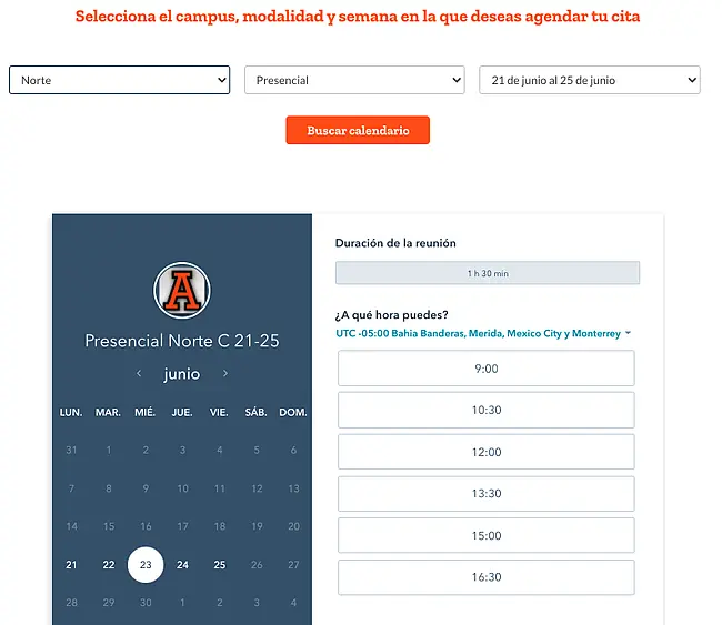 calendario de hubspot